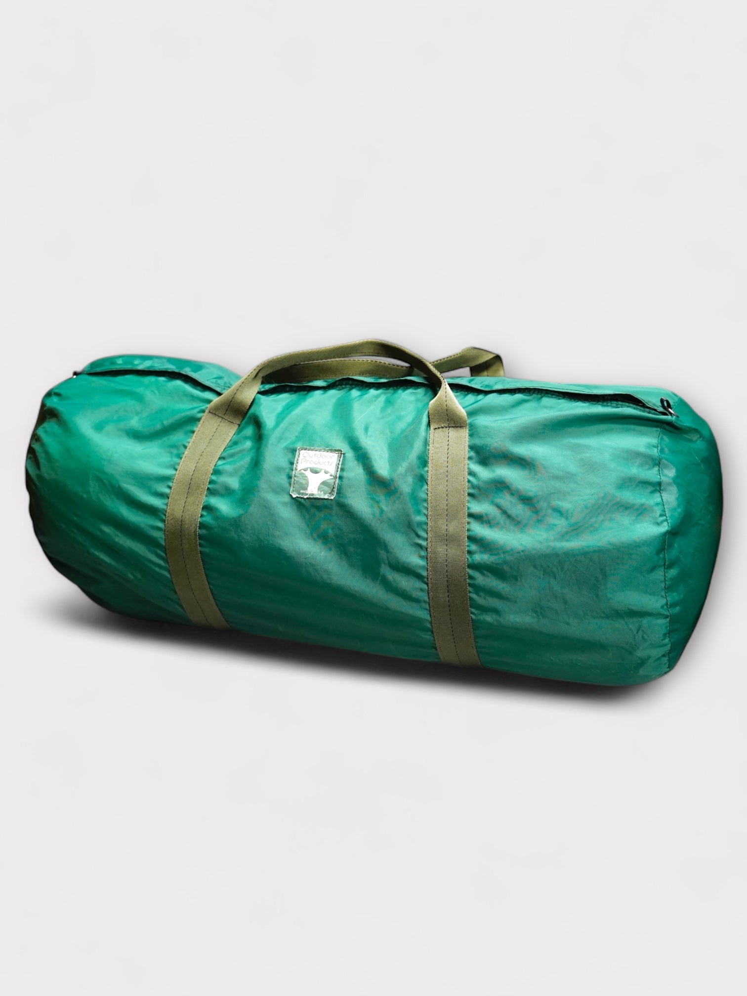 70's OUTDOOR PRODUCTS Nylon duffel bags Tree label made in USA アウトドアプロダクツ ダッフルバッグ