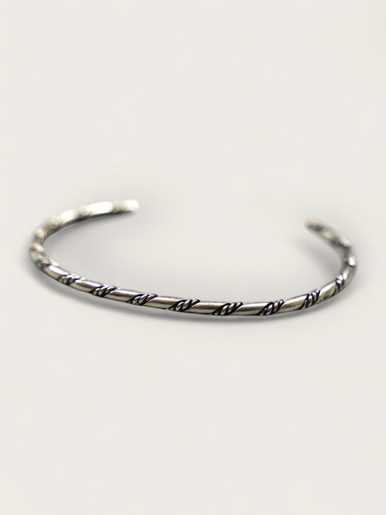 Navajo Ben Tahe Silver Bangle No.8 ナバホ族 ベンタヒ シルバーバングル ツイスト