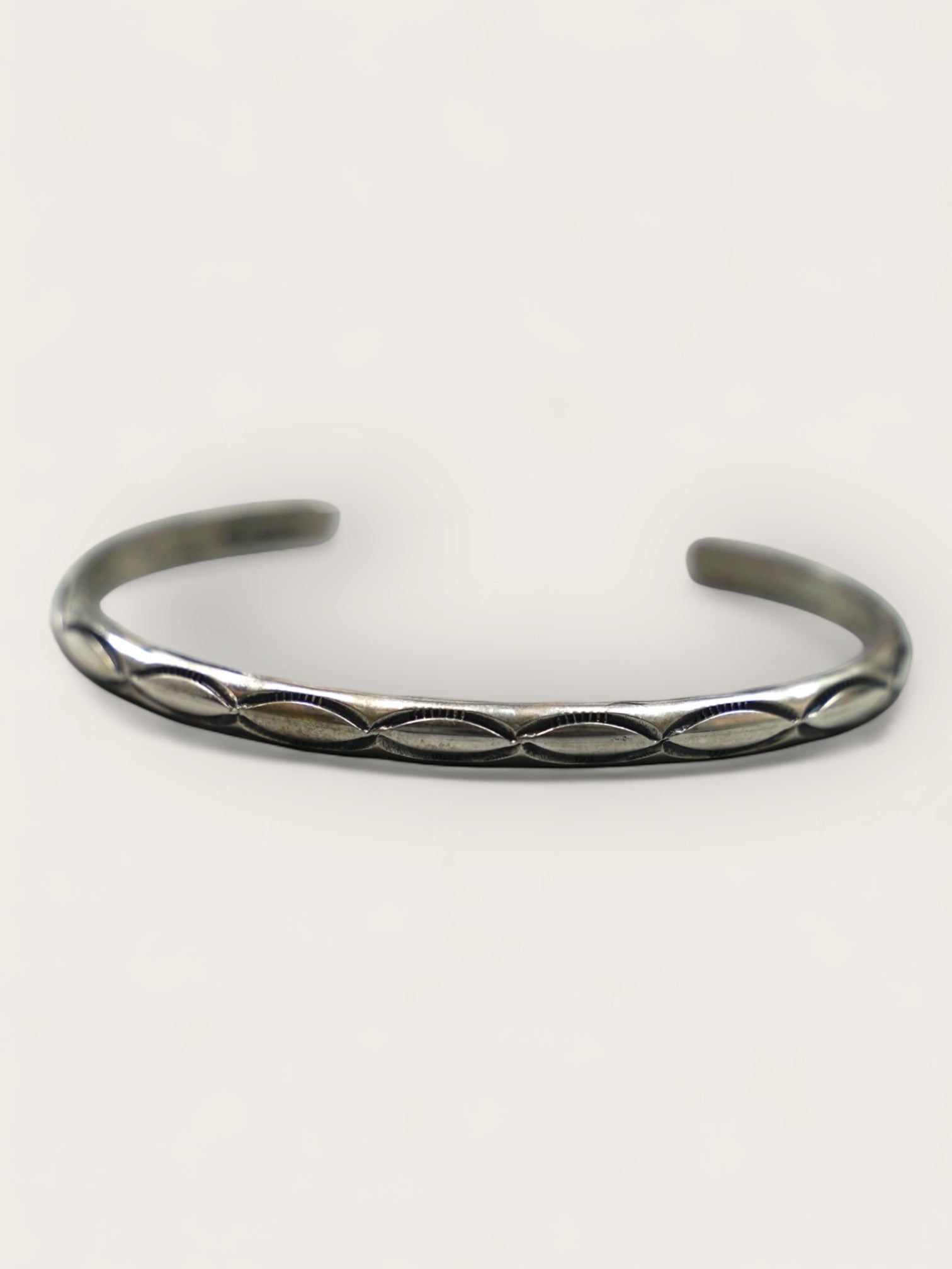 Navajo Ben Tahe Silver Bangle No.12 ナバホ族 ベンタヒ シルバーバングル
