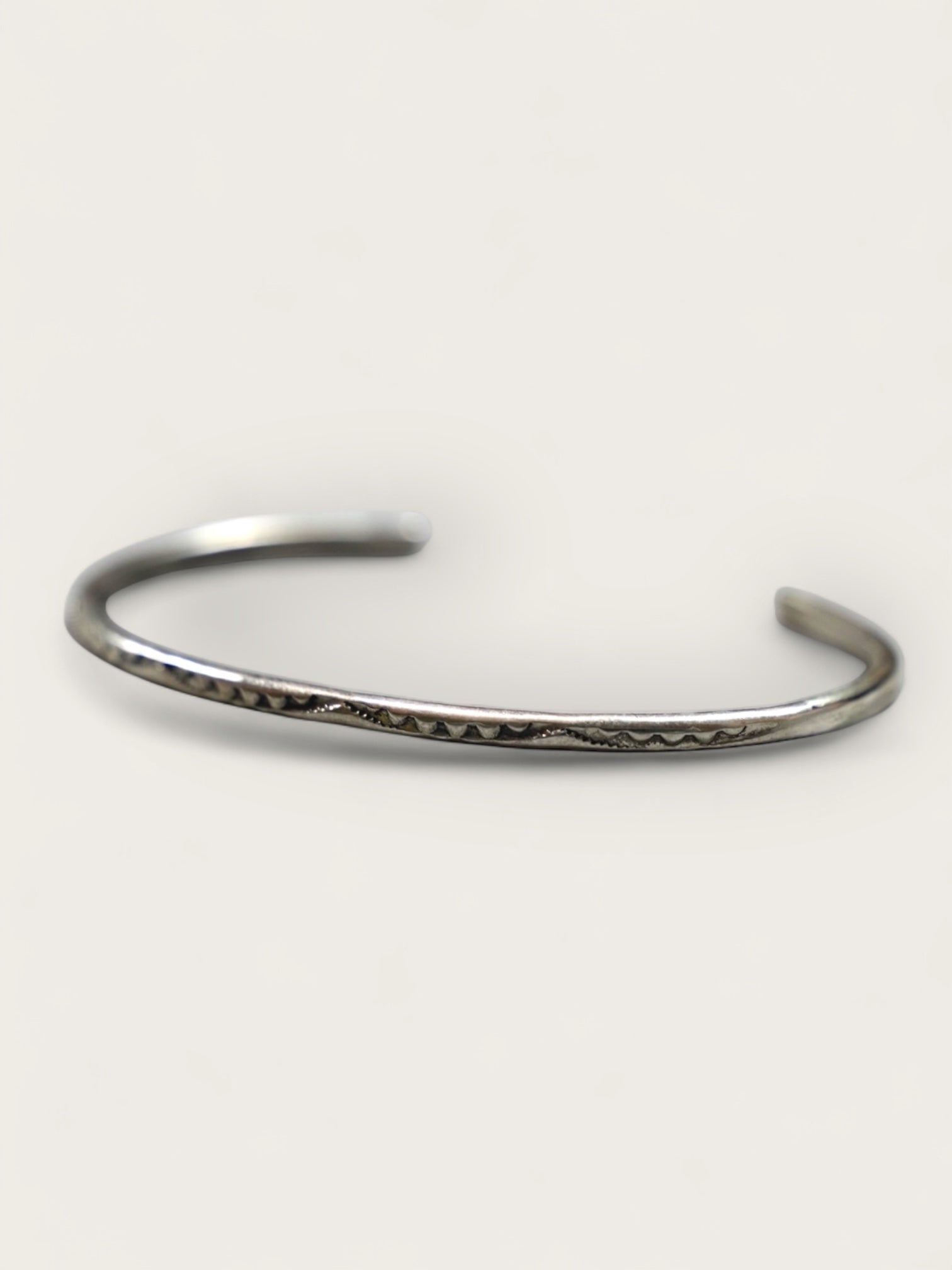 Navajo Ben Tahe Silver Bangle No.13 ナバホ族 ベンタヒ シルバーバングル アーチ