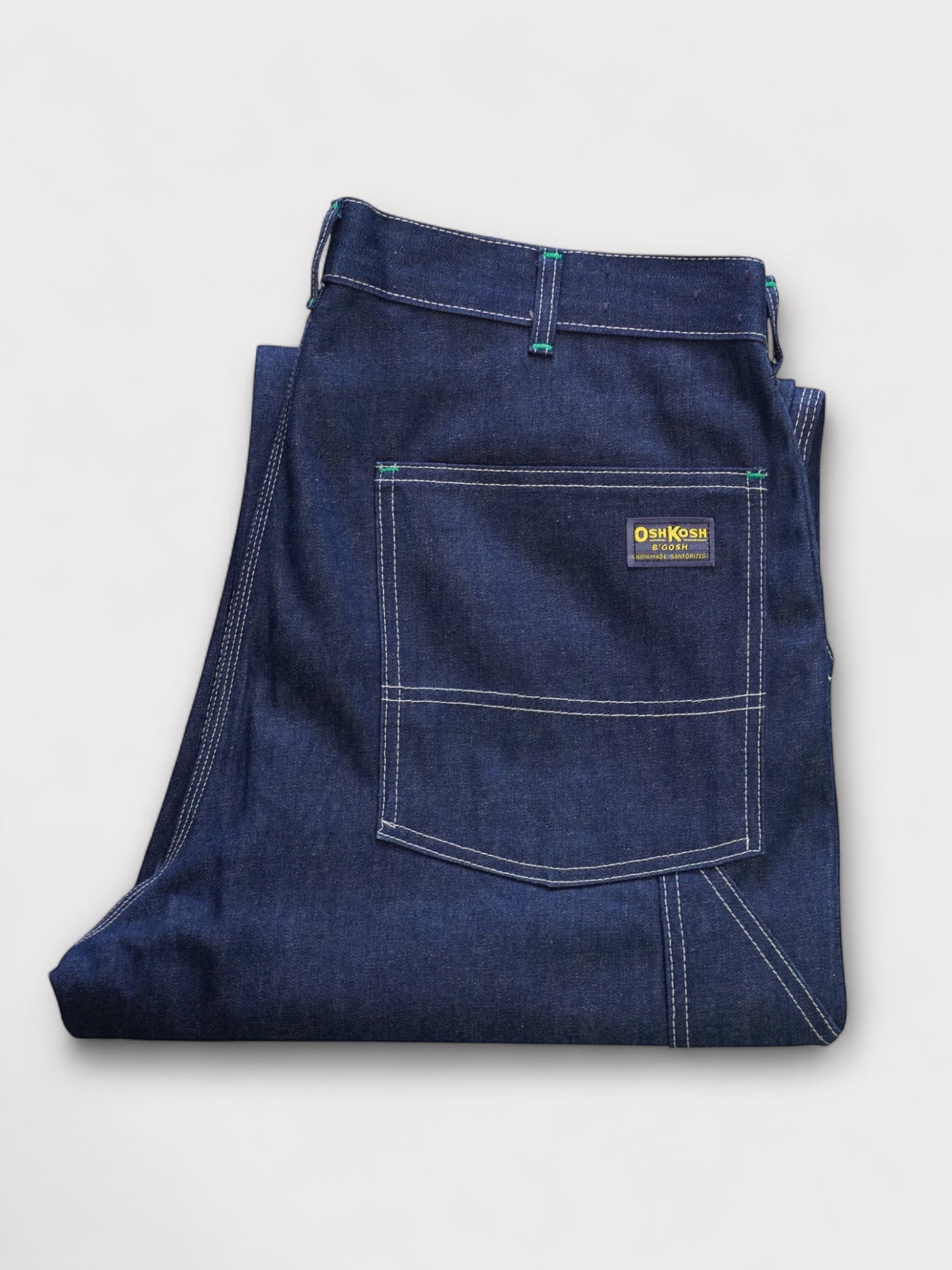 Dead stock 70's OSHKOSH Denim painter pants made in USA【W38 L30】 オシュコシュ デニムペインターパンツ