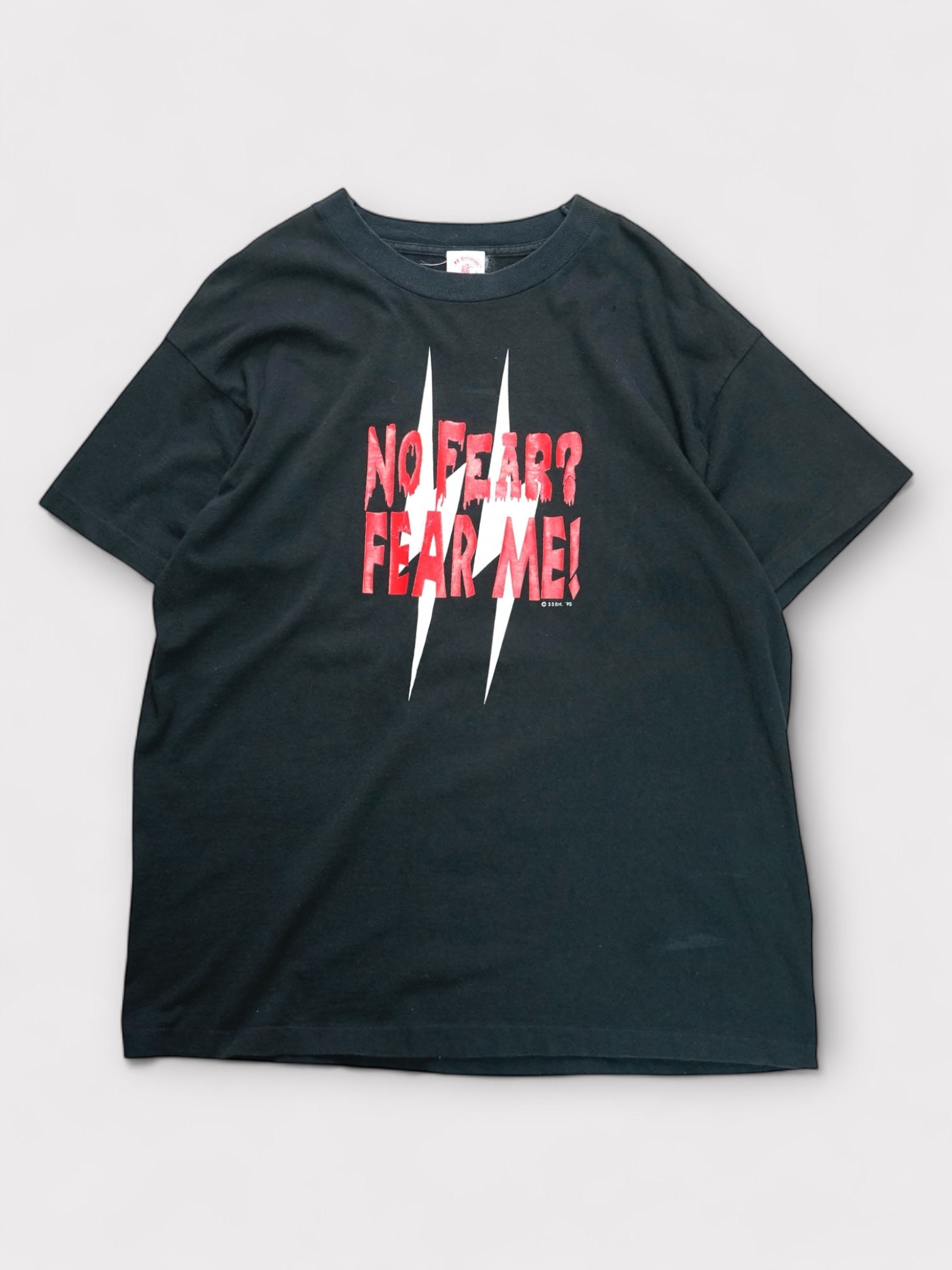 90's SS Enterprises "NO FEAR FEAR ME" Tee made in USA【XL】슈츠 슈타펠 T셔츠
