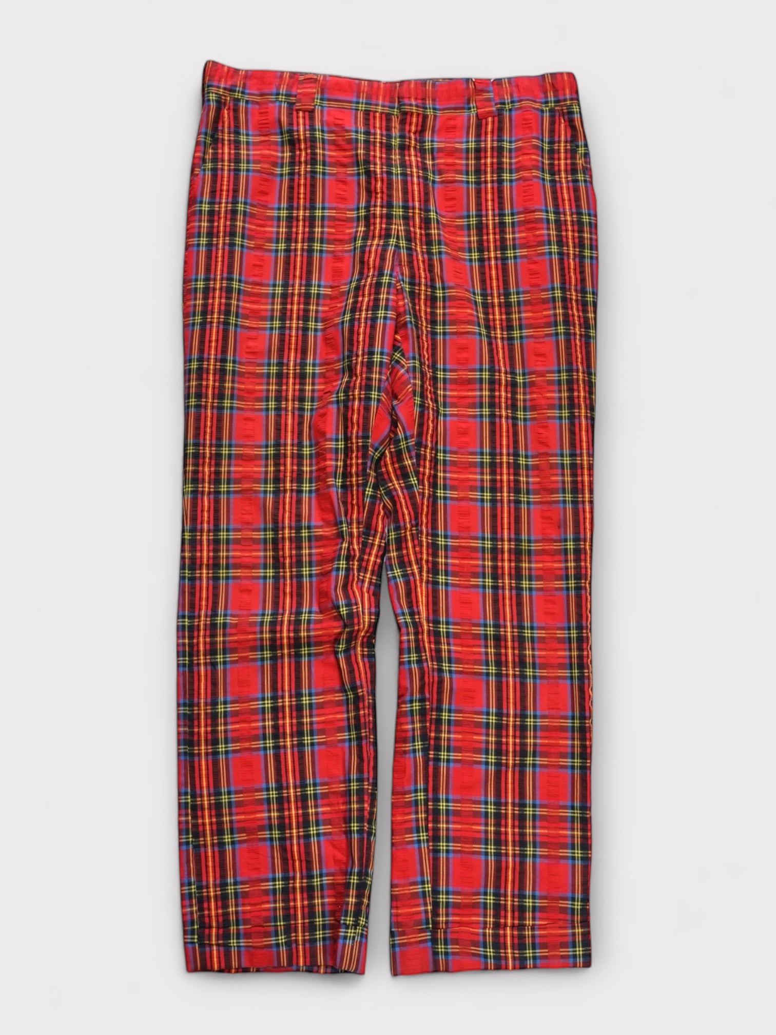 80's BROOKS BROTHERS Cotton check slacks made in USA【W39 L32.5】ブルックスブラザーズ チェックスラックス