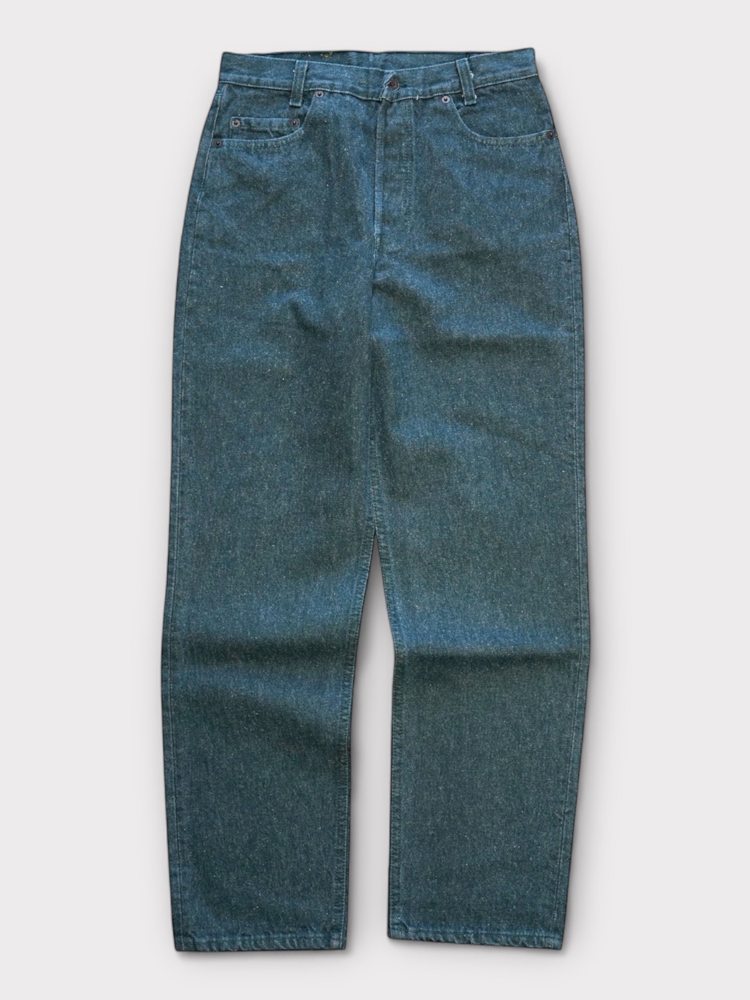 Deadstock 90’s Levi's 701 student 先染めGreen made in USA【W30 L30】リーバイス
