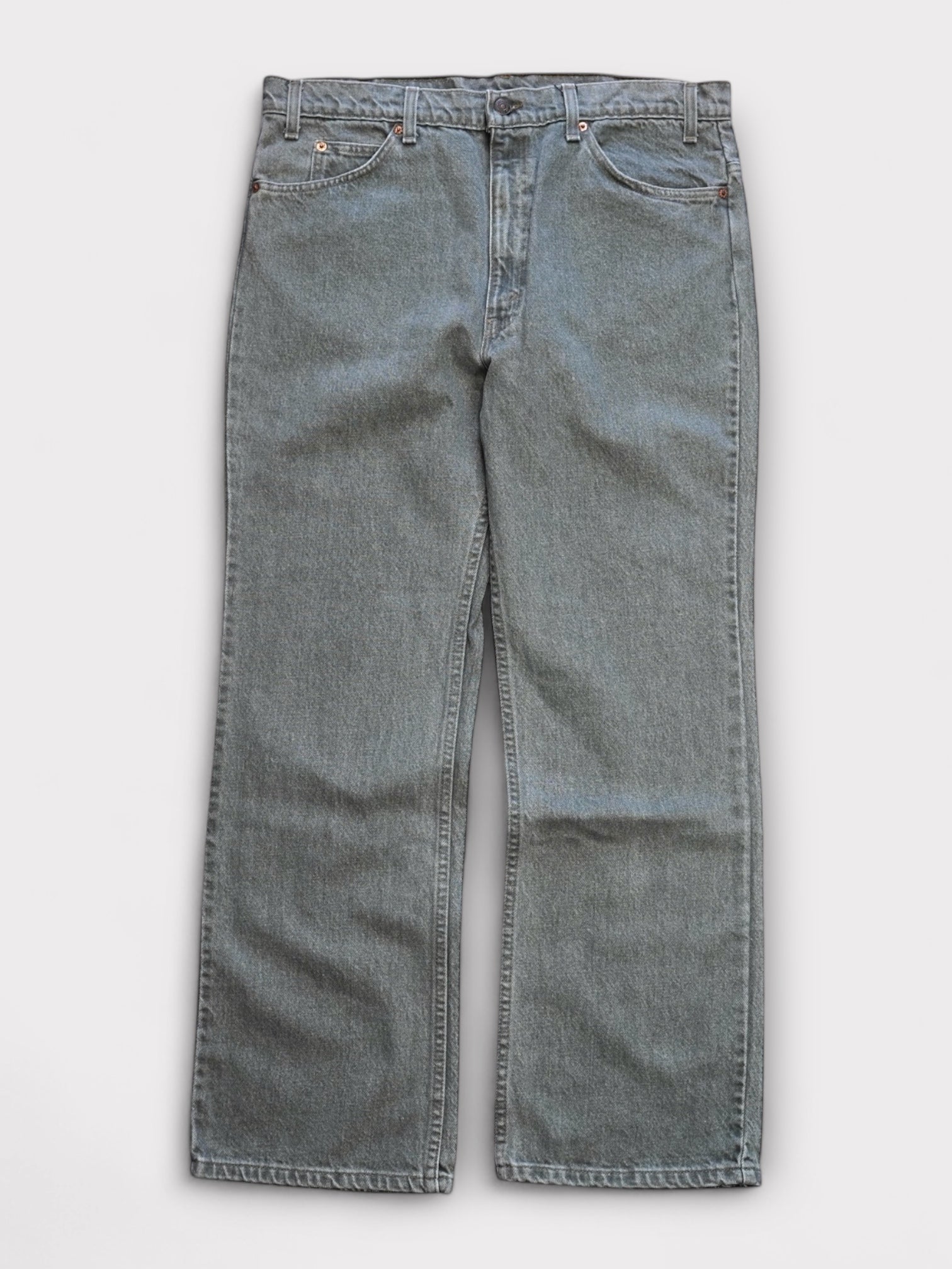Deadstock 90’s Levi's 517 先染めGray Boots cut made in USA【W38 L30】リーバイス ブーツカット