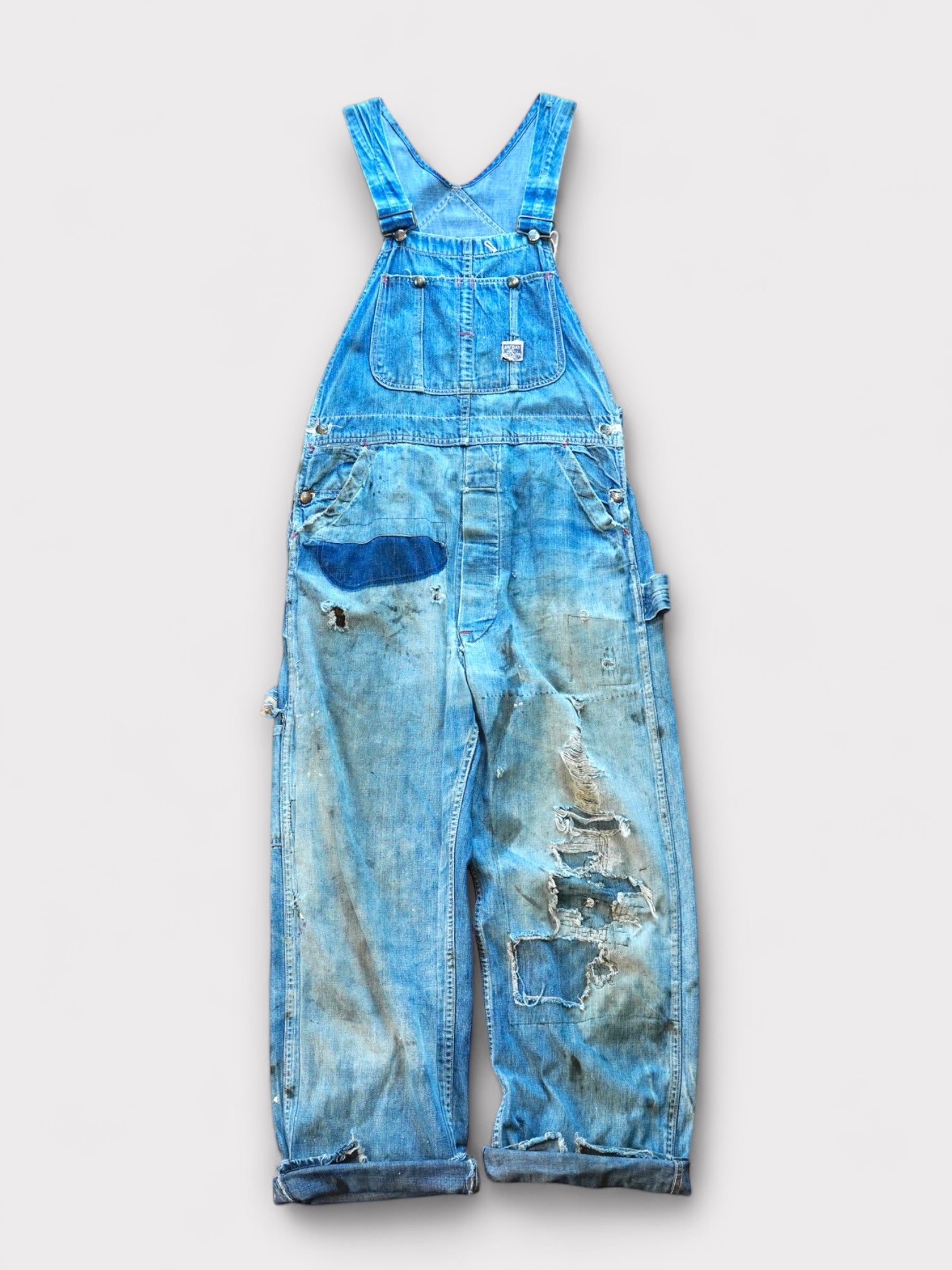 40's PAYDAY Denim overall made in USA【W34 L31】No.4 ペイデイ デニムオーバーオール