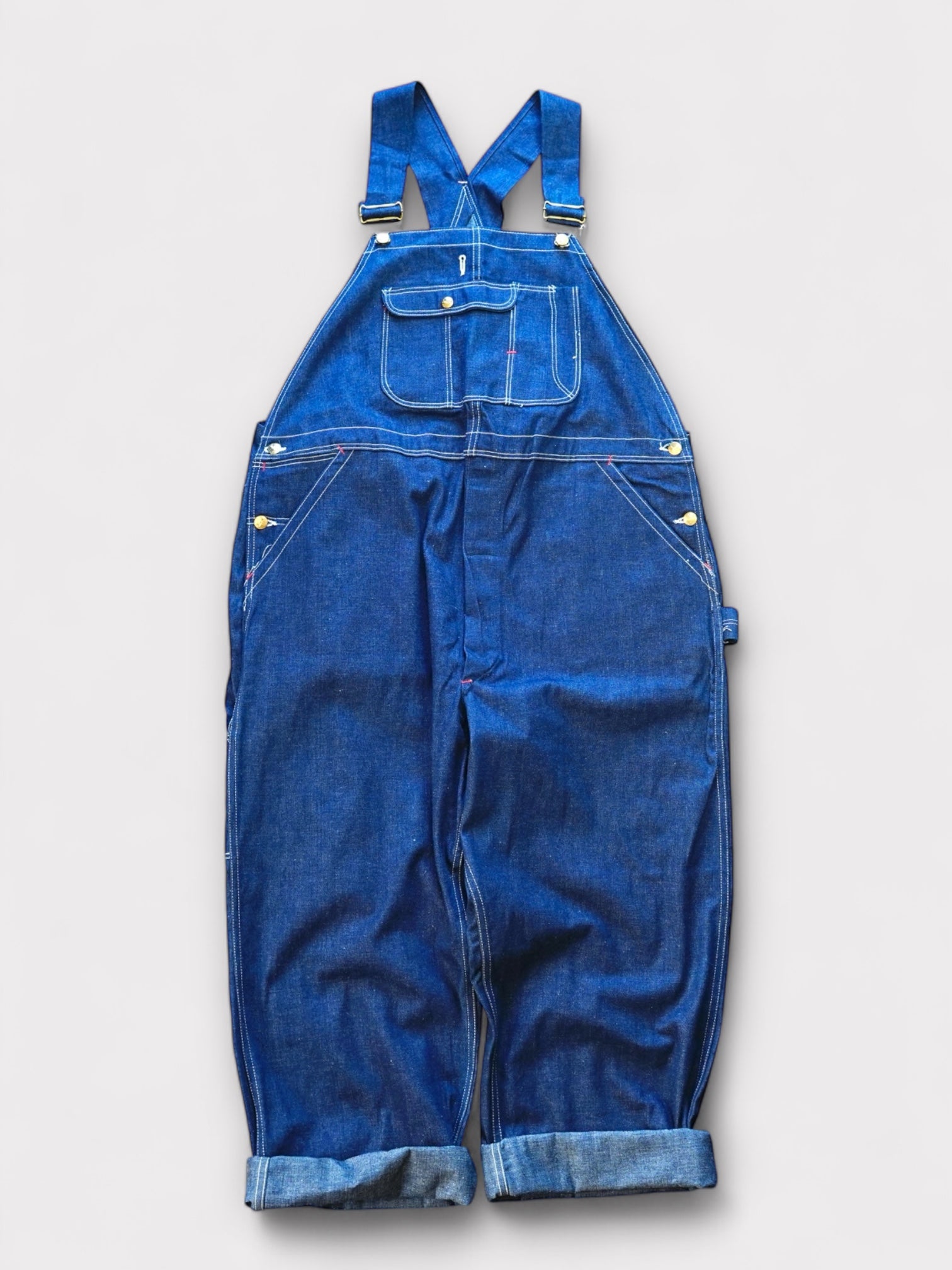 Deadstock 40's BLUE BELL WW2 Denim overall made in USA【W44 L30】No.6 ブルーベル デニムオーバーオール