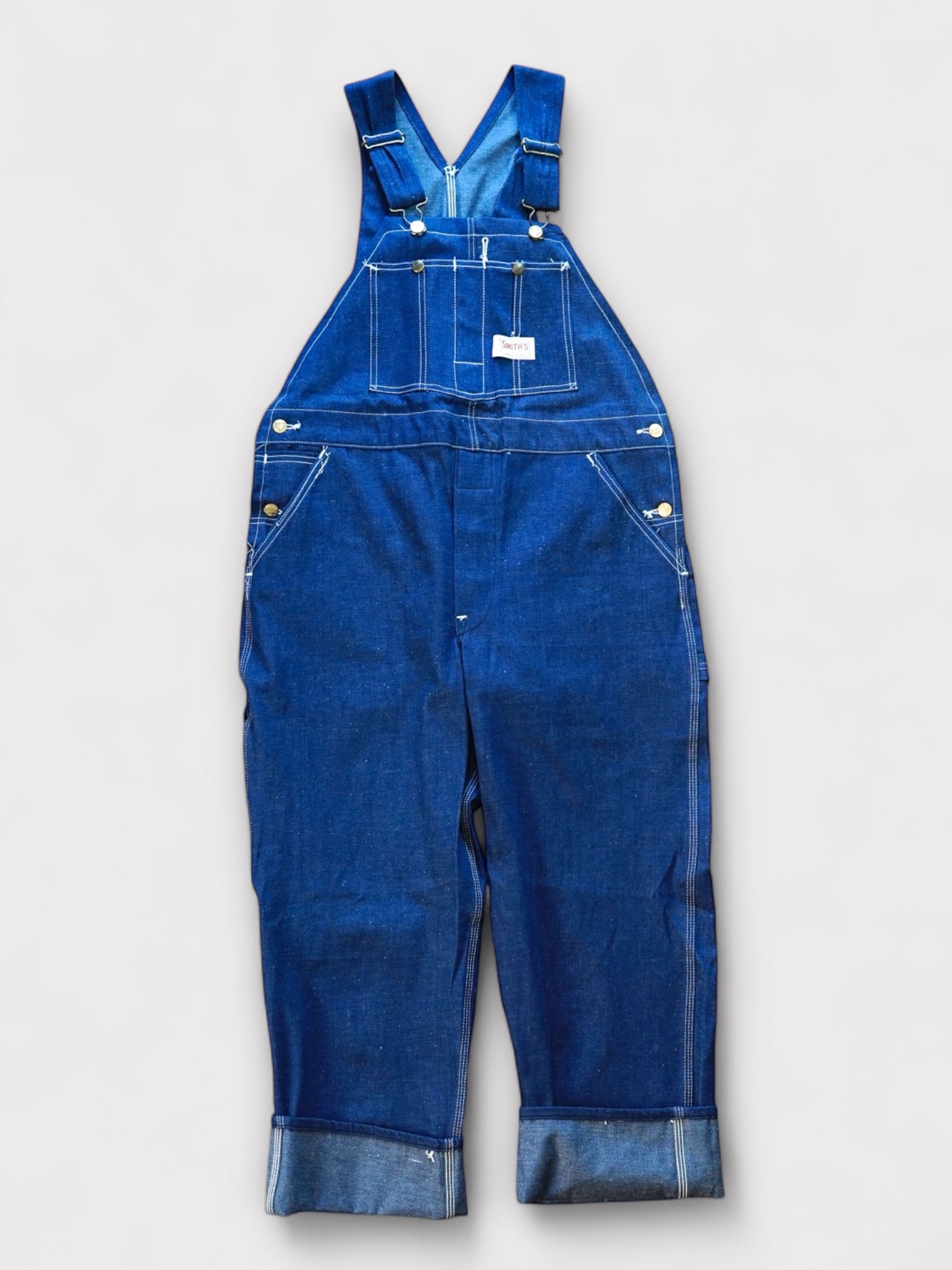 Deadstock 50's SMITH'S Denim overall made in USA【W40 L29】No.9 スミス デニムオーバーオール