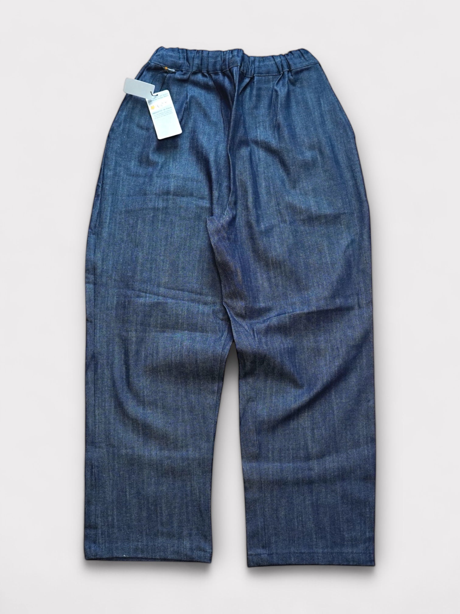 VECCHI C.COULISSE Denim easy pants made in ITALY 