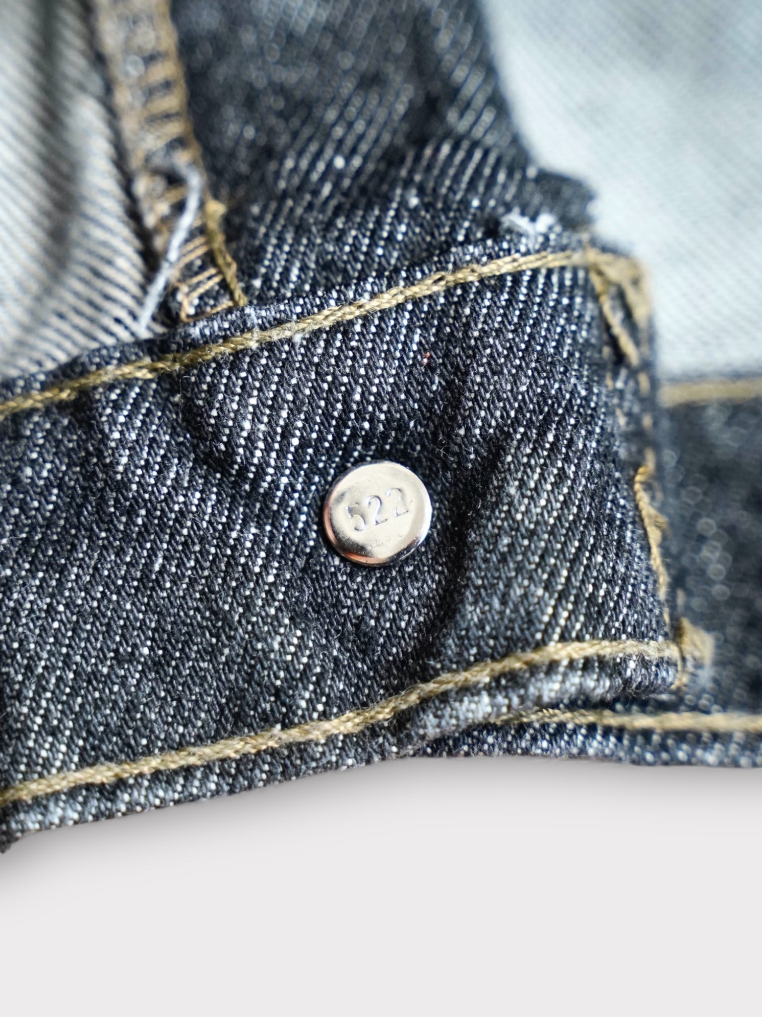 Deadstock 90's Levi's 517 先染め Black made in USA 【W36 L36