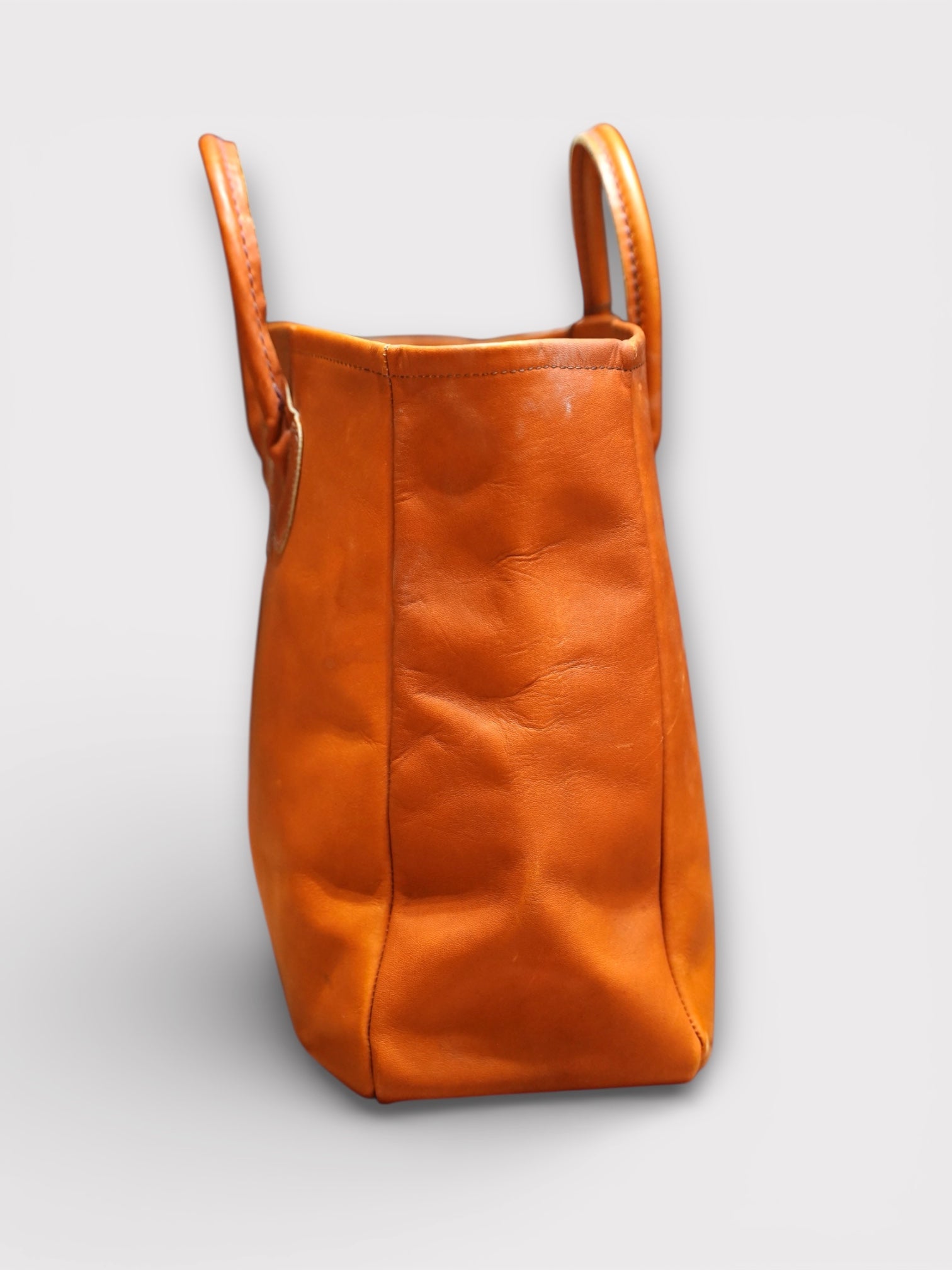メ*ー様 超希少 70's エルエルビーン レザートート ラージ 筆記体 70's L.L.Bean Leather Tote 筆記体タグ made in USA【M】エルエル