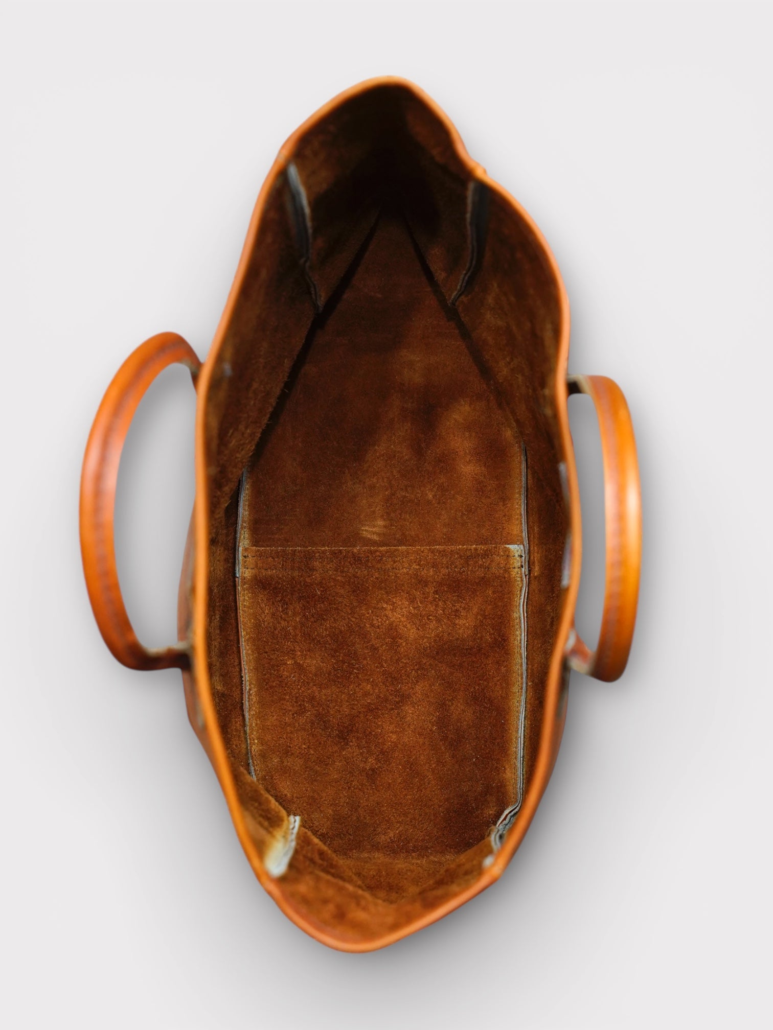 70's L.L.Bean Leather Tote 筆記体タグ made in USA【M】エルエル