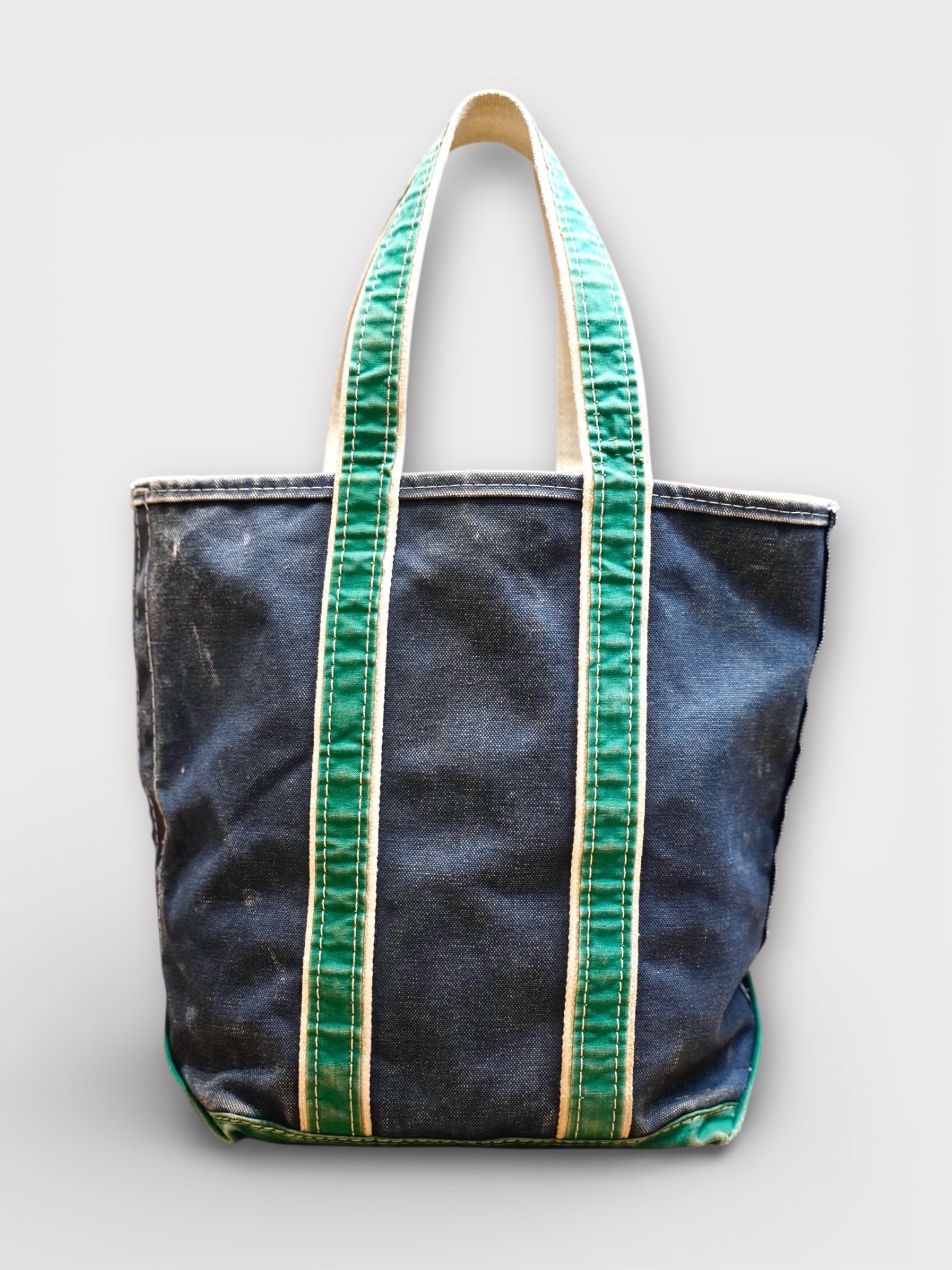 80's L.L.Bean Deluxe Tote 縦型ポケ付き made in USA【M】エルエル